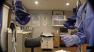 damn jewel the nurse fingers my ass in latex gloves backstage