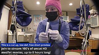 damn jewel the nurse fingers my ass in latex gloves backstage