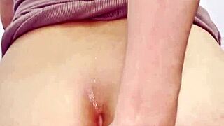 i flip my curvy latina girlfriend over to watch her fat ass shake while riding hard