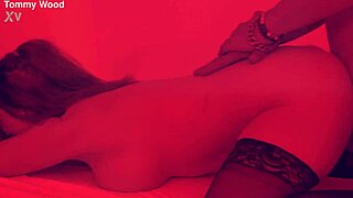 tiny redhead amateur charli o with big natural tits bounces on huge cock from all angles