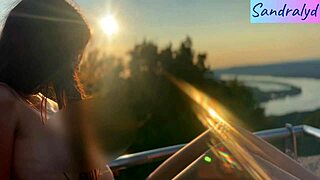 nipples throbbing wildly in outdoor paradise!