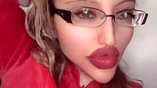 whoa russian lipstick glasses fetish full movie storyline gets me going 😍🔥