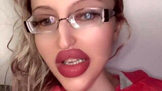 whoa russian lipstick glasses fetish full movie storyline gets me going 😍🔥