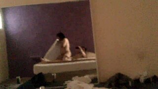 Mexican hotel lover shows off huge juicy ass cheeks