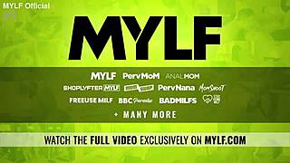 mylf trailer - fucking extra tall tattooed milf outdoors in bounce house with big natural tits