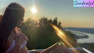 nipples throbbing wildly in outdoor paradise!