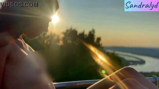 nipples throbbing wildly in outdoor paradise!