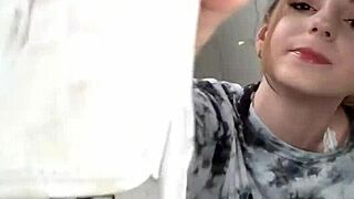 Serbian Girl Strips Sneakers for Barefoot Reveal