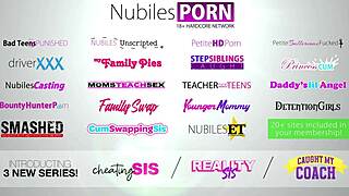 Petite hope harper's shaved pink pussy takes horny deepthroat pounding and cumshot blast