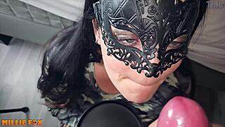 i swallow amateur milf millie fox huge cum load three times close up