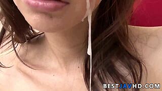 Junna Kogima dual blowjobs horny Asian slut