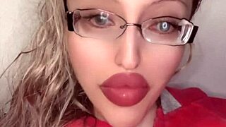 whoa russian lipstick glasses fetish full movie storyline gets me going 😍🔥