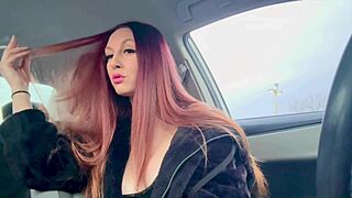 Italian Milf Artemisia Love Smokes Seductively Solo Outdoors