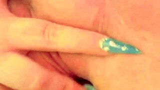 Horny bbw pounds fat pussy rough with huge toys solo