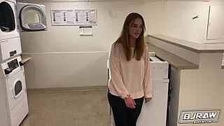 Redhead Siri Dahl Deepthroats Blowjob Rimjob Ass Lick Handjob on Pickup Cock