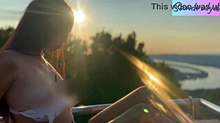 nipples throbbing wildly in outdoor paradise!