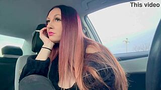 Italian Milf Artemisia Love Smokes Seductively Solo Outdoors