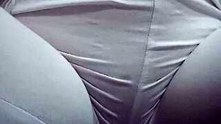 check her out squatting low while making a steamy puddle on the floor