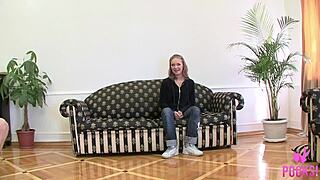 whoa this nympho teen bridget k rides cock hard then takes cumshot all over her pretty face