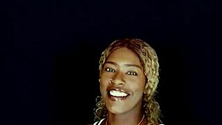 ebony babe dives into first time anal adventure nervously