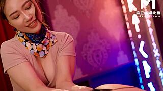 i get drained dry by this shameless asian masseuse's oily creampie massage