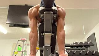 Muscular Biceps and Back Lift Ladies During Intense Sex