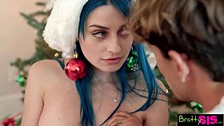 early christmas morning unwrapping busty jewelz blu stepsis taboo fuck