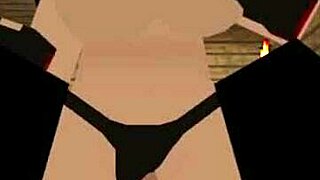 minecraft ellie rides cock moaning in cowgirl creampie