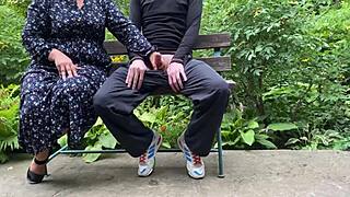 mother-in-law milks son-in-law cum for cuckold husband