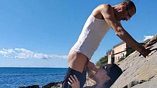 wanna suck that big cock and fuck your wet pussy on the beach??