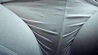 check her out squatting low while making a steamy puddle on the floor