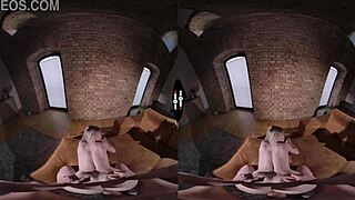 shaved bride blows pov cock in dark vr wedding room!