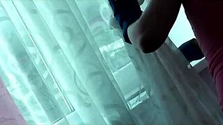 Blonde Cleans Bedroom Stepdad Doggystyles Shaved Pussy