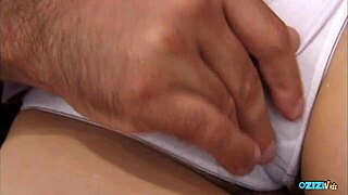 hey brunette finally takes pounding cum on hairy twat