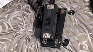 Curvy brunette squirts before big tits anal pounding starts