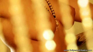 bollywood babe strips and flashes exotic curves in erotic dance tease