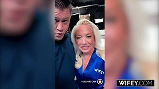 wifey taylor's BBC wedding fantasy explodes with creampie screams!