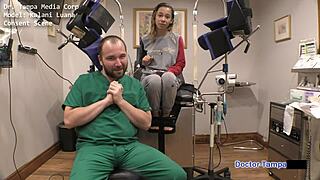 kalani luana's heart races trading cash for dr tampa's humiliating teen exam