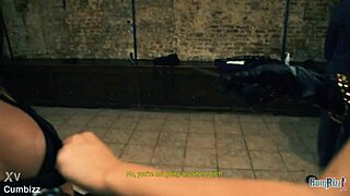 BIG TITS femdom gapes huge ass with monster dildo toys