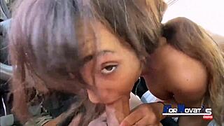 Victor Bloom Picks Up Tinder Mulata 19 for Car Fuck with Huge Tits Bouncing