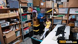 Small Russian Teen Thief Humiliated by Officer at Work