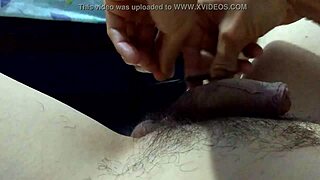 hairy solo pussy shave