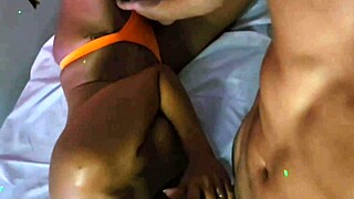 husband waits outside while i fuck masseur raw no condom part four