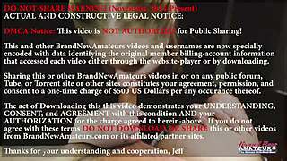 Busty blonde coed Lottie Peers takes deep doggystyle pounding on shaved pussy