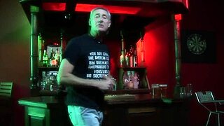 Anal Gangbang Orgy Erupts in Packed Bar