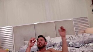 aussie stunner joins blonde brunette couple for wild double penetration keeping their marriage spicy and close