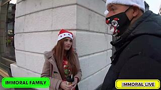 Mina Von D Ditches BF for Muscular Budapest Holiday Fuck