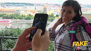 Wow backpacker babe sucks cock in car then gets fucked everywhere in hostel!