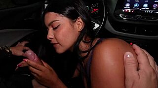 young camila henao sneaks into car for hidden pounding part 1 with jean paul