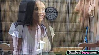 Stepnephew Pounds Euro Stepaunt's Pussy Outdoors